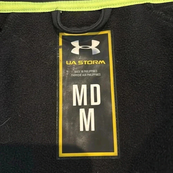 Under Armour Storm lightweight fleece lined jacket/coat, pockets,thumb holes-M - Picture 10 of 15